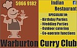 Warburton Curry Club Buffet Special
