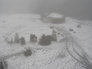 snow on mount donna buang warburton