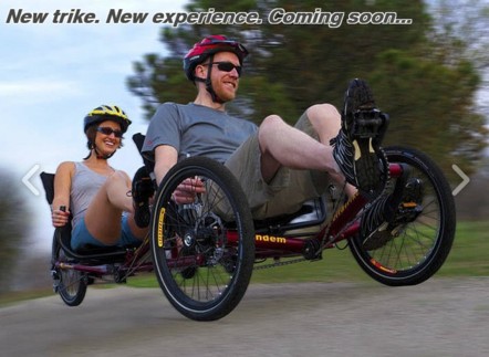 Tandem Bike Ride Experience - Warby Rail Trail - You sit while we pedal!