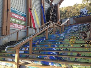 Great Steps of Warburton - At the Warburton Waterwheel