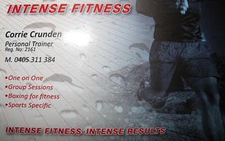 INTENSE FITNESS : PERSONAL TRAINING