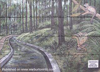 O'Shannassy Aquadeuct, Lyrebird & Leadbeater Possum - Sponsor: Arrabri Lodge. History by Robin Fisher.