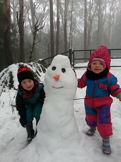 July 2013 - Snow in Warburton?
