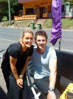 Smile Eric Bana! Enjoy Warburton Valley time :)
