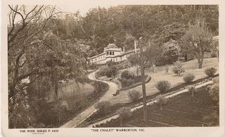 Warburton Chalet Rose Series Postcard No.3432
