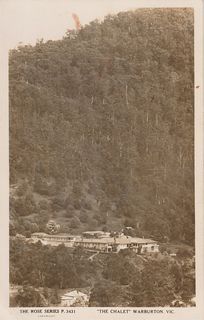 The Warburton Chalet - Rose Series Postcard 3431