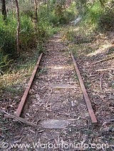 Railway lines at Richards Tramway Walk